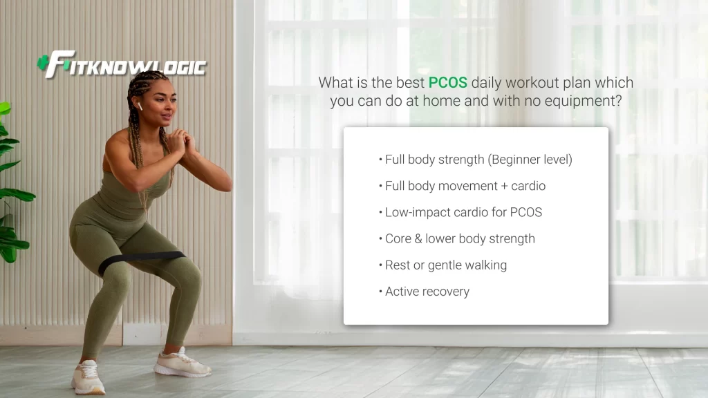 PCOS workout plan for beginners