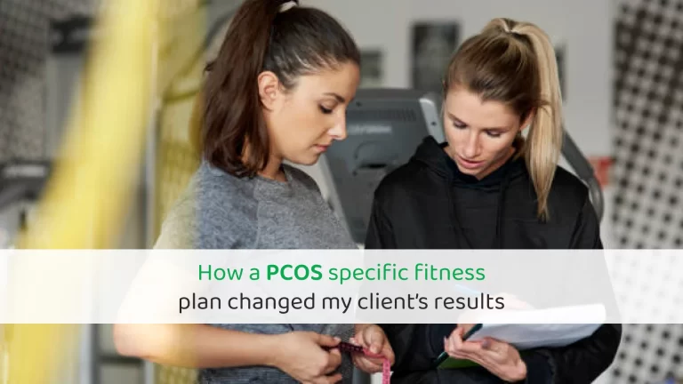 PCOS-specific fitness plan