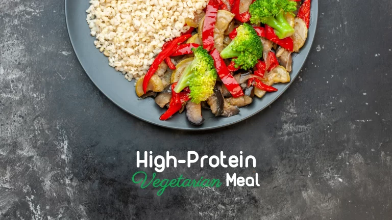 High-protein vegetarian meal prep